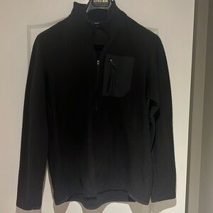 Patagonia R1 air 1/4 zip black mens large.